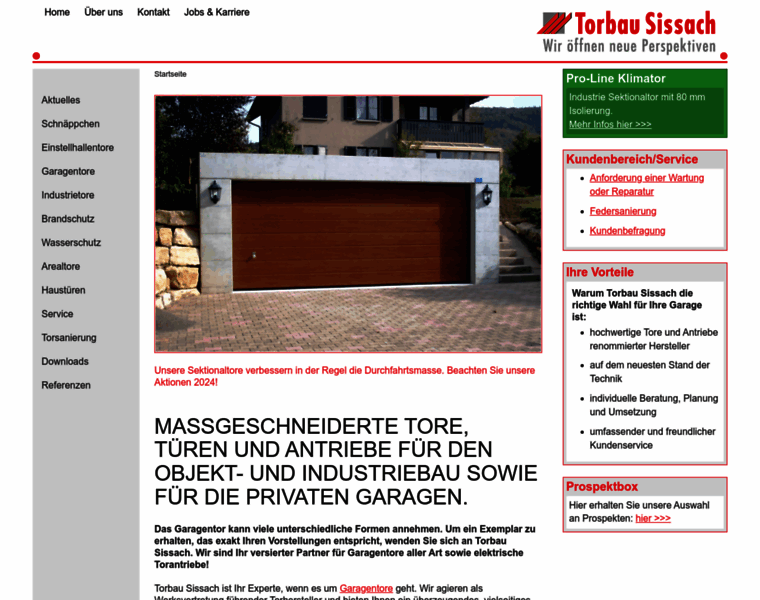 Torbau-sissach.ch thumbnail