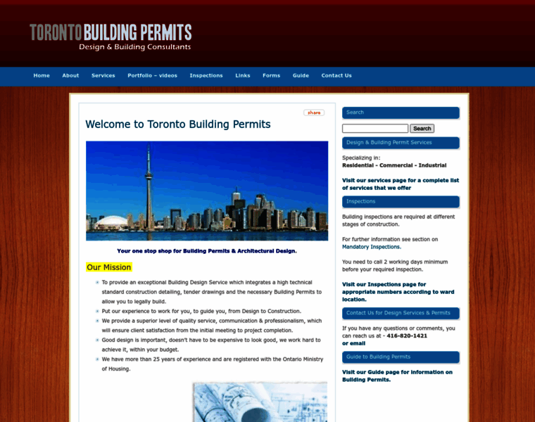 Torontobuildingpermits.com thumbnail