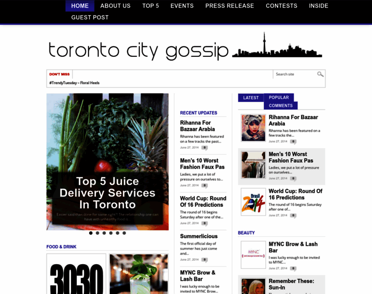 Torontocitygossip.com thumbnail