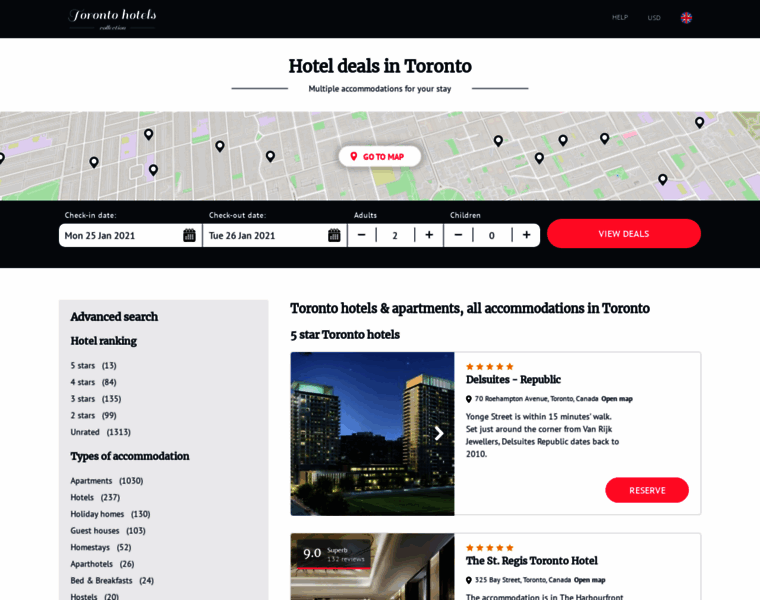 Torontohotels.co.uk thumbnail