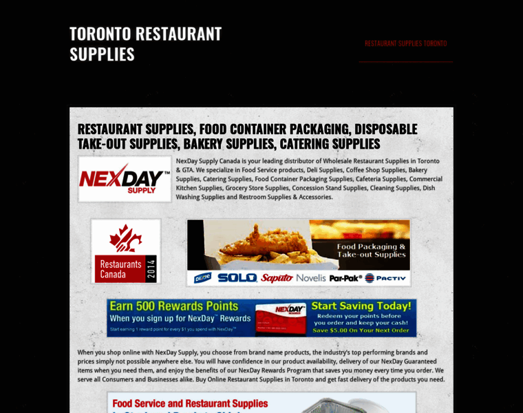 Torontorestaurantsupplies.ca thumbnail