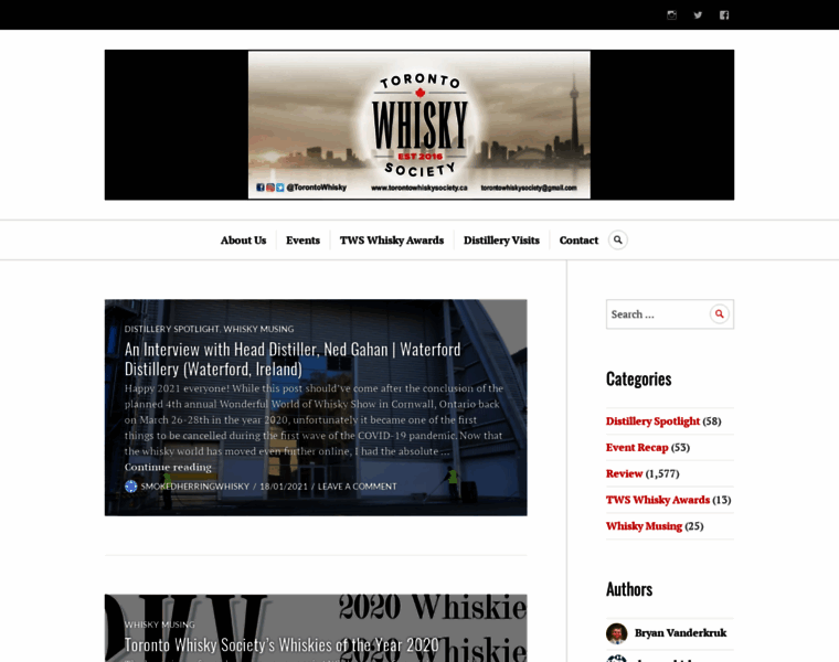 Torontowhiskysociety.ca thumbnail