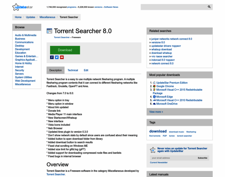 Torrent-searcher.updatestar.com thumbnail