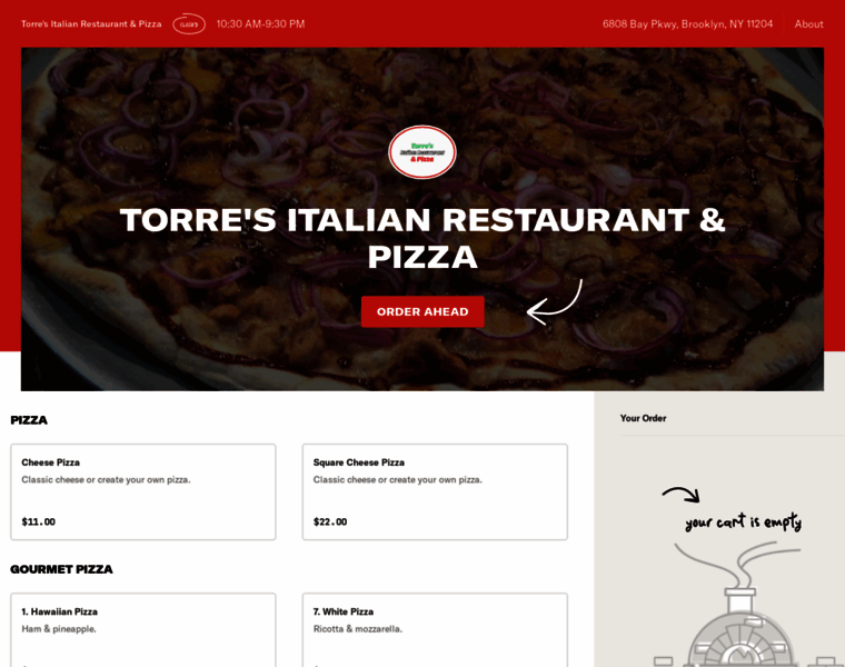 Torresitalianrestaurantpizza.com thumbnail