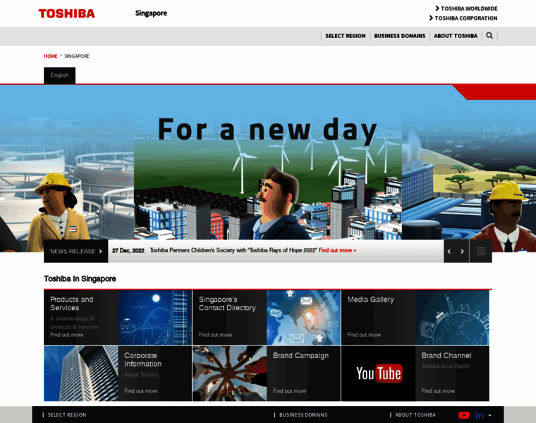 Toshiba.com.sg thumbnail