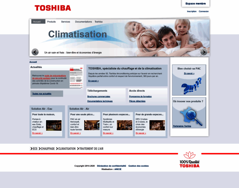 Toshibaclim.com thumbnail