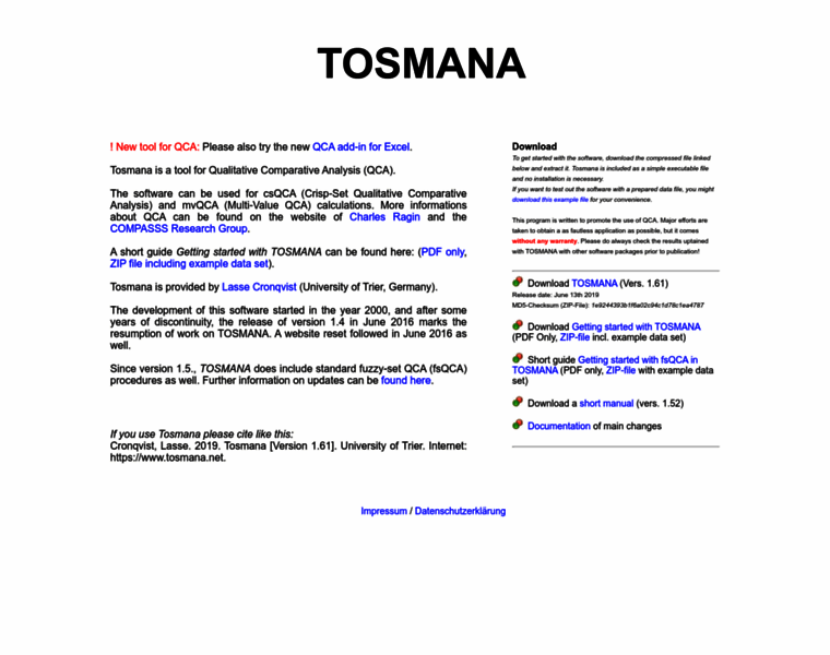 Tosmana.net thumbnail