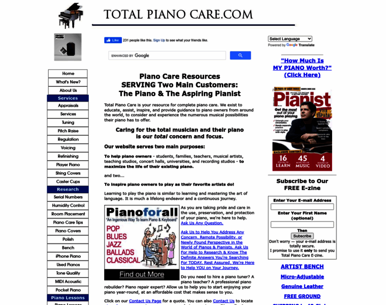 Total-piano-care.com thumbnail