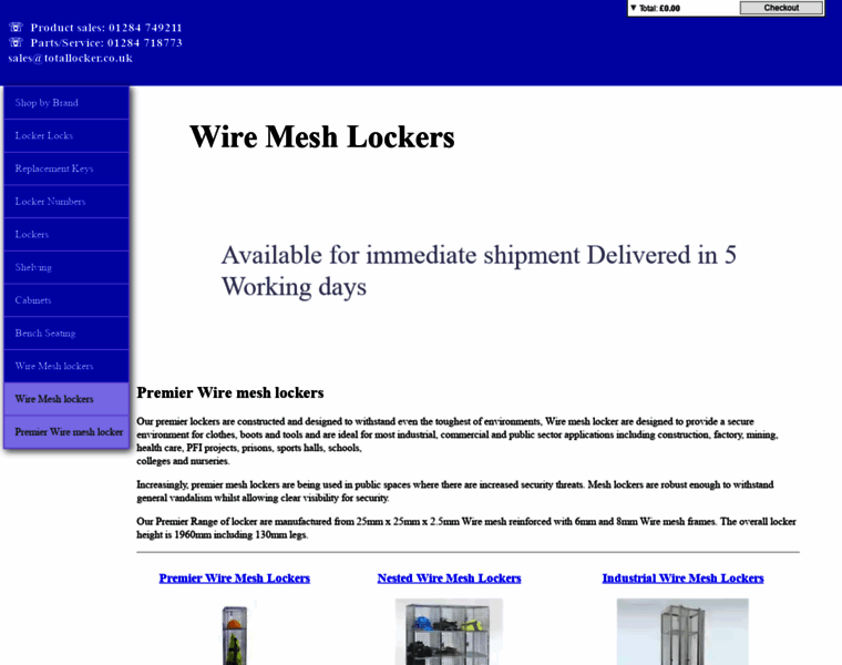 Total-wire-mesh-lockers.co.uk thumbnail