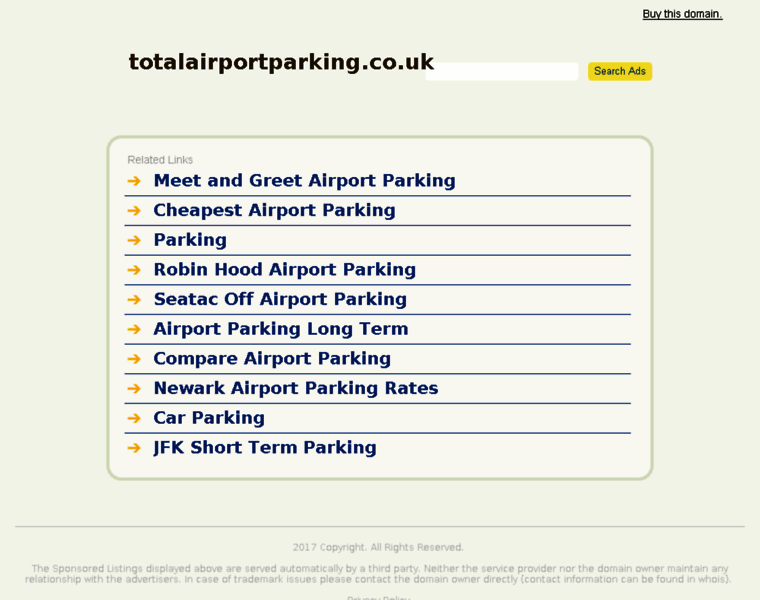 Totalairportparking.co.uk thumbnail