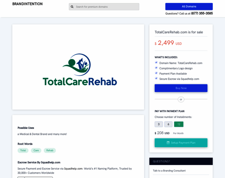 Totalcarerehab.com thumbnail