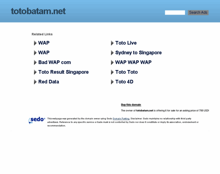 Totobatam.net thumbnail