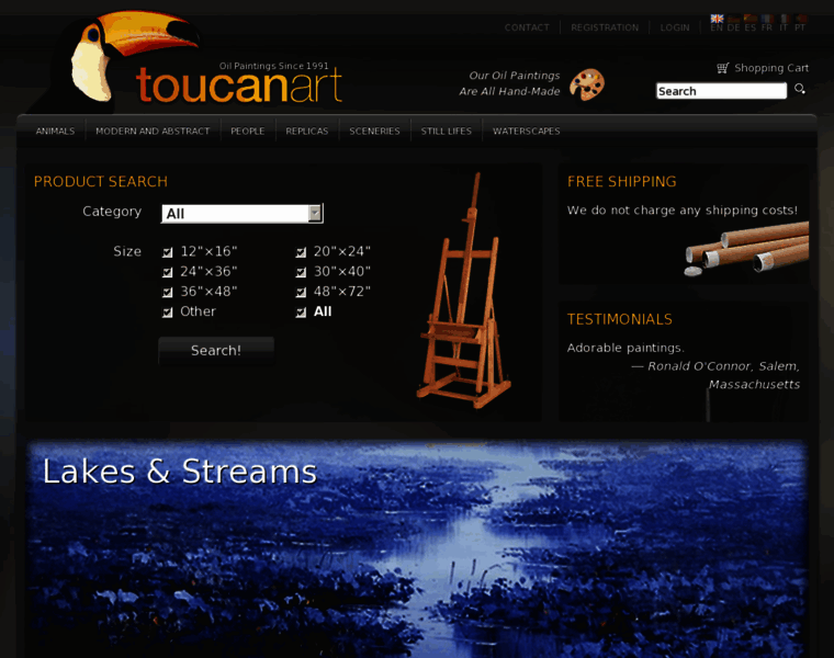 Toucanart.com thumbnail