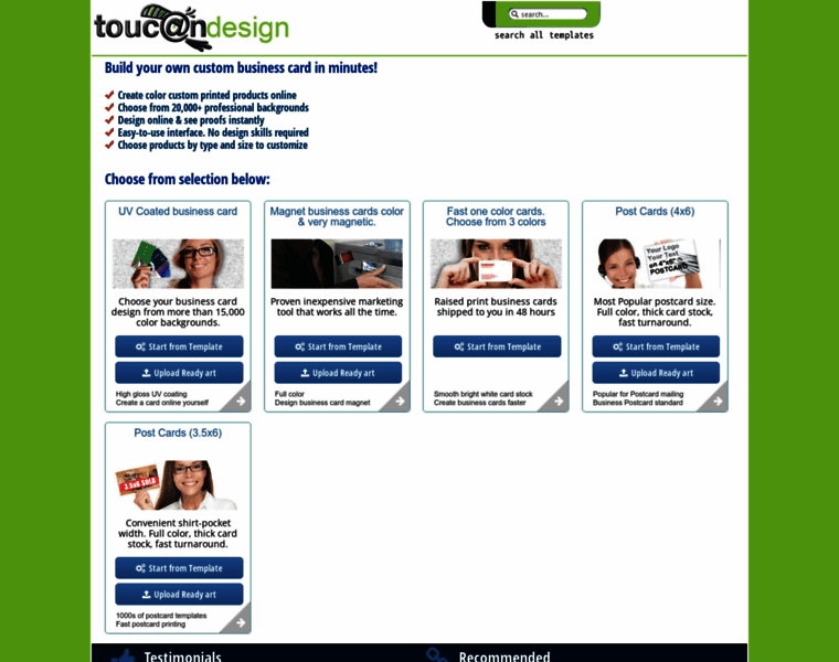 Toucandesign.ecardbuilder.com thumbnail