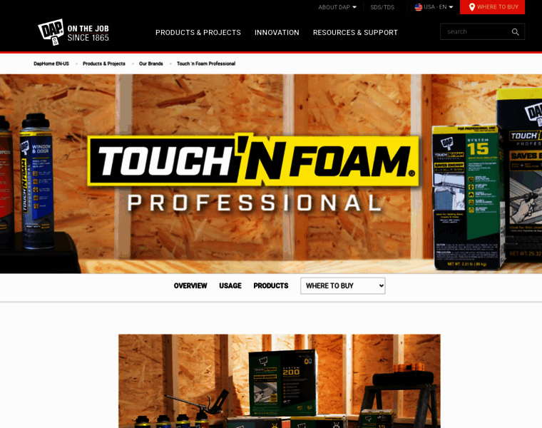 Touch-n-foam.com thumbnail