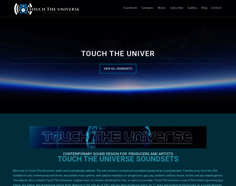 Touch-the-universe.com thumbnail