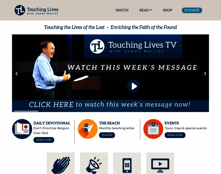 Touchinglives.org thumbnail