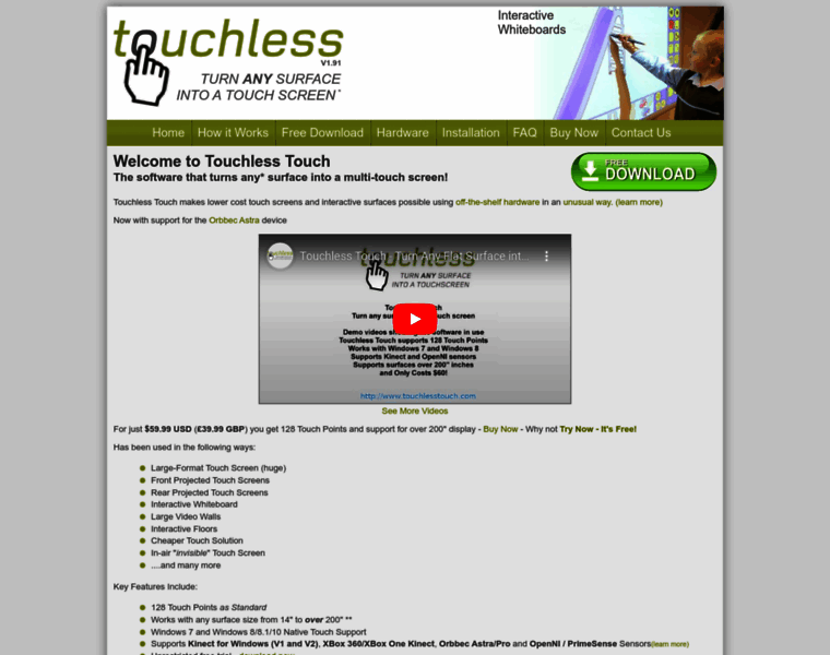 Touchlesstouch.com thumbnail