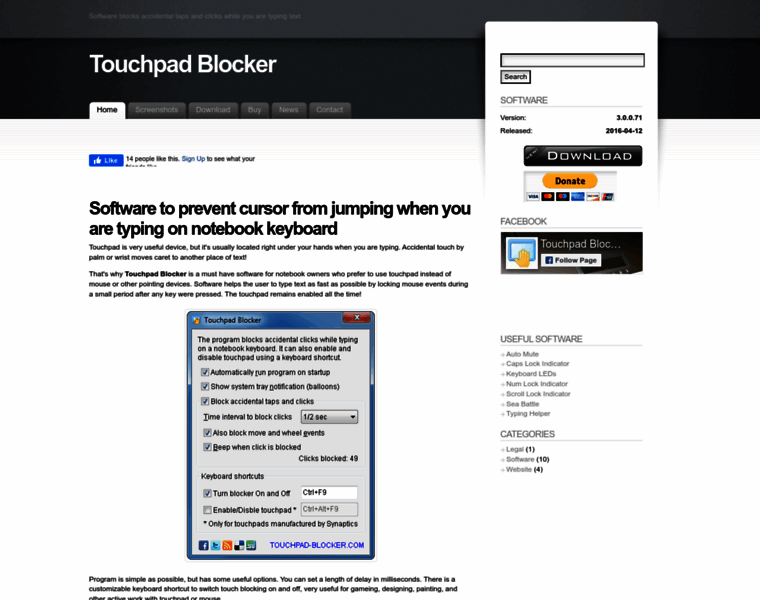 Touchpad-blocker.com thumbnail