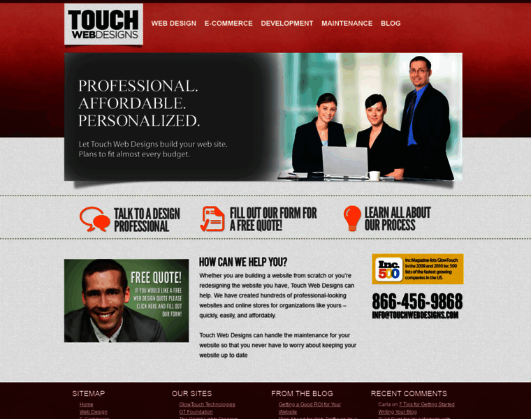 Touchwebdesigns.com thumbnail