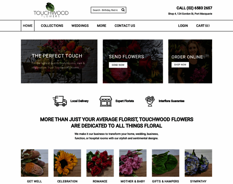 Touchwoodflowers.com.au thumbnail