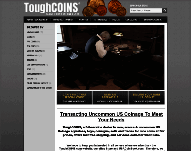 Toughcoins.com thumbnail
