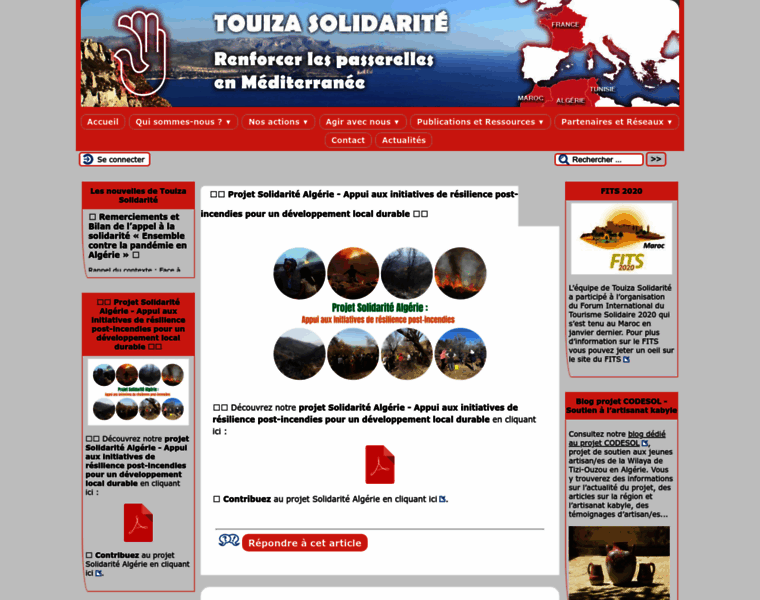 Touiza-solidarite.org thumbnail