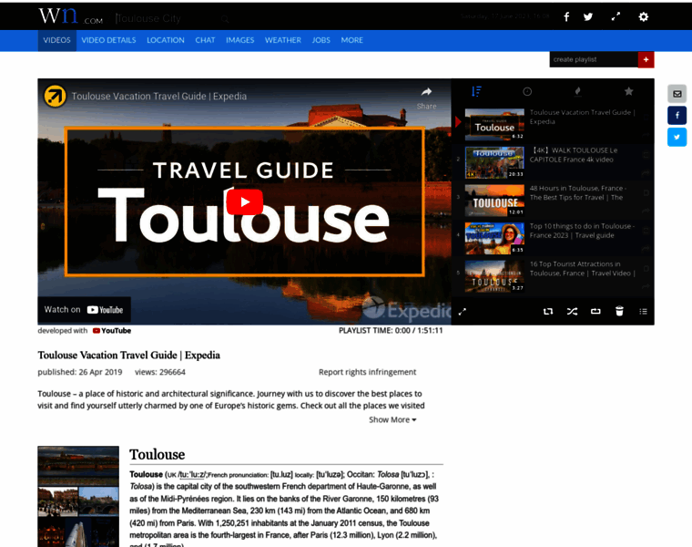Toulousecity.com thumbnail