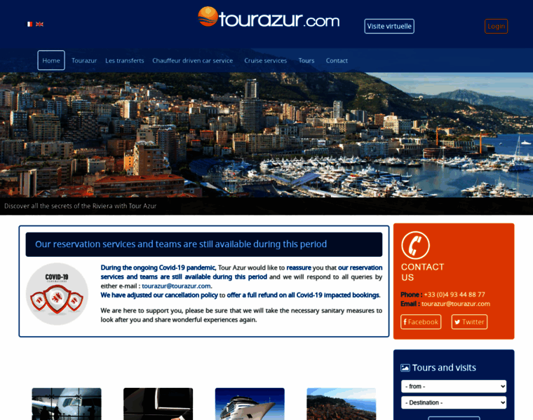 Tourazur.com thumbnail
