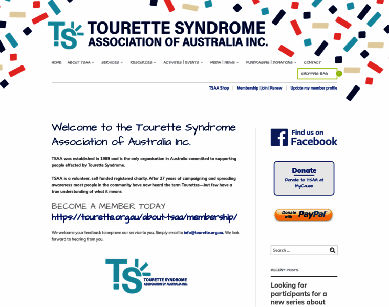 Tourette.org.au thumbnail