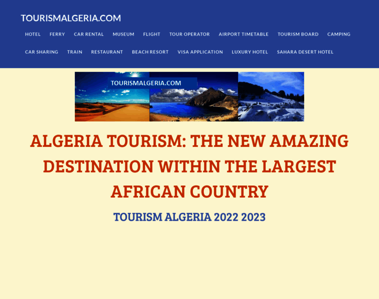 Tourismalgeria.com thumbnail