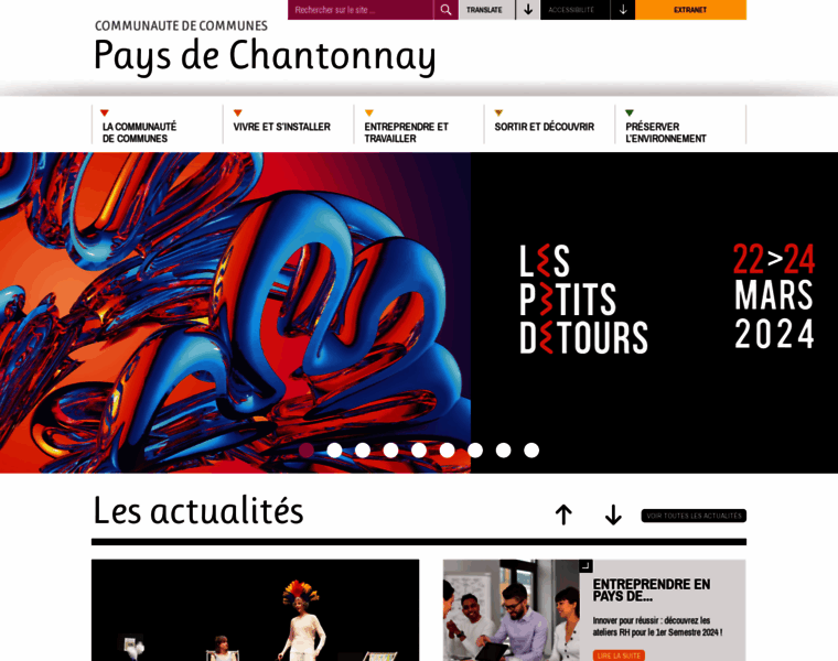 Tourisme-paysdechantonnay.fr thumbnail