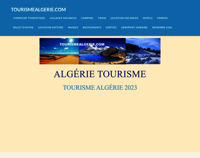 Tourismealgerie.com thumbnail