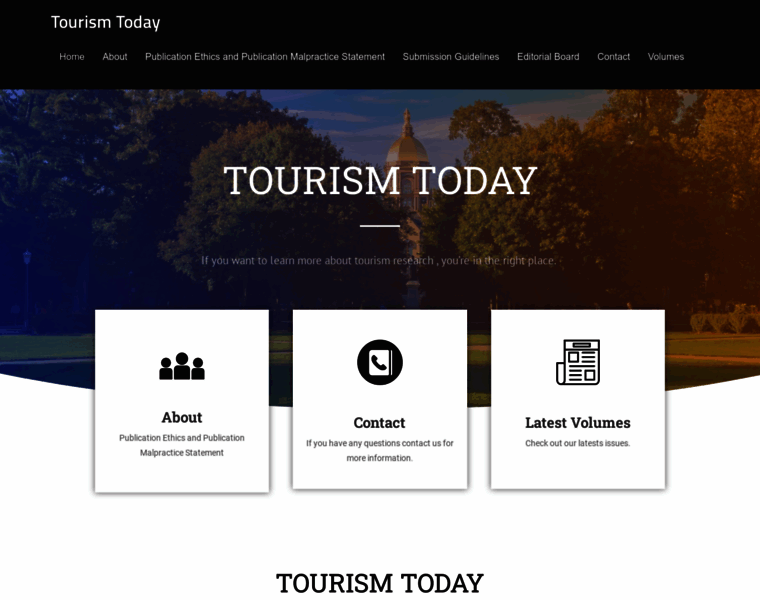 Tourismtodayjournal.com thumbnail