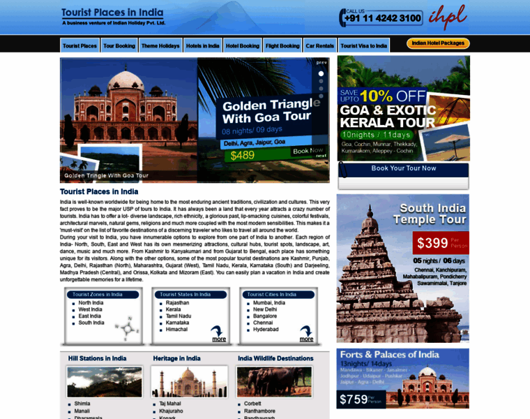 Touristplacesinindia.com thumbnail