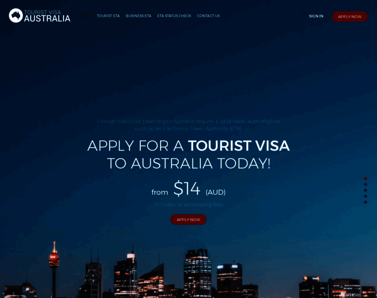 Touristvisaaustralia.com thumbnail