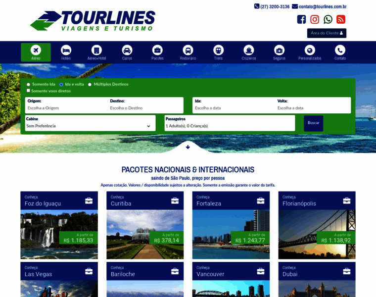 Tourlines.com.br thumbnail