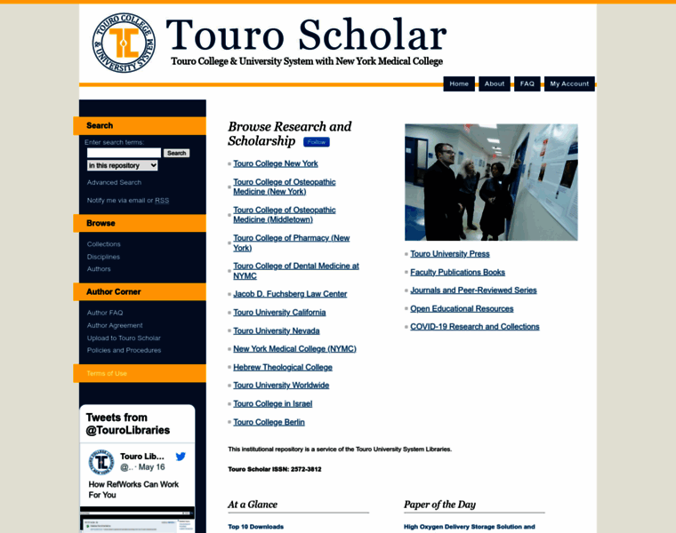 Touroscholar.touro.edu thumbnail