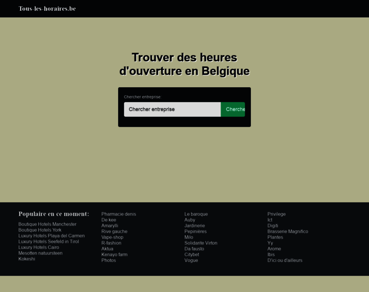 Tous-les-horaires.be thumbnail Tous-les-horaires.be thumbnail