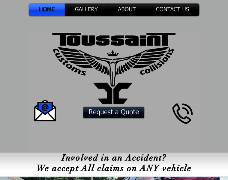 Toussaintcustoms.com thumbnail