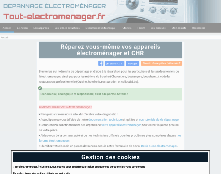 Tout-electromenager.fr thumbnail