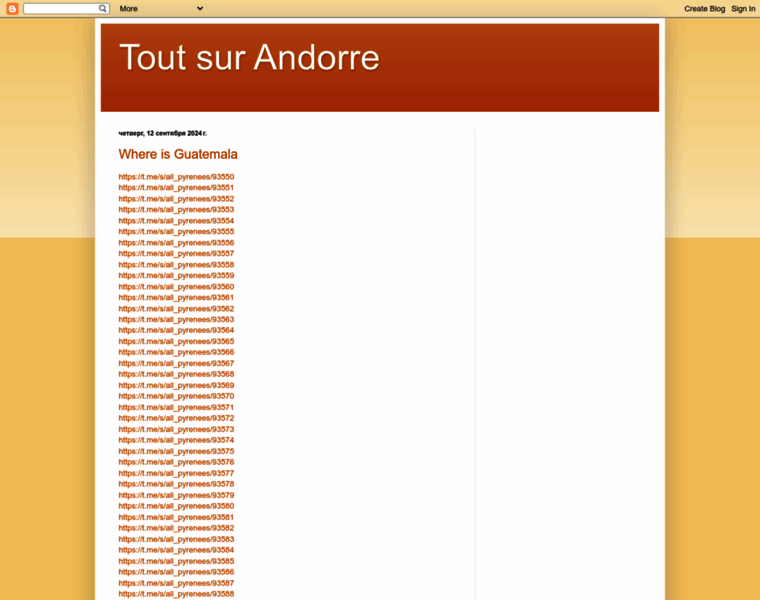 Tout-sur-andorre.blogspot.com thumbnail
