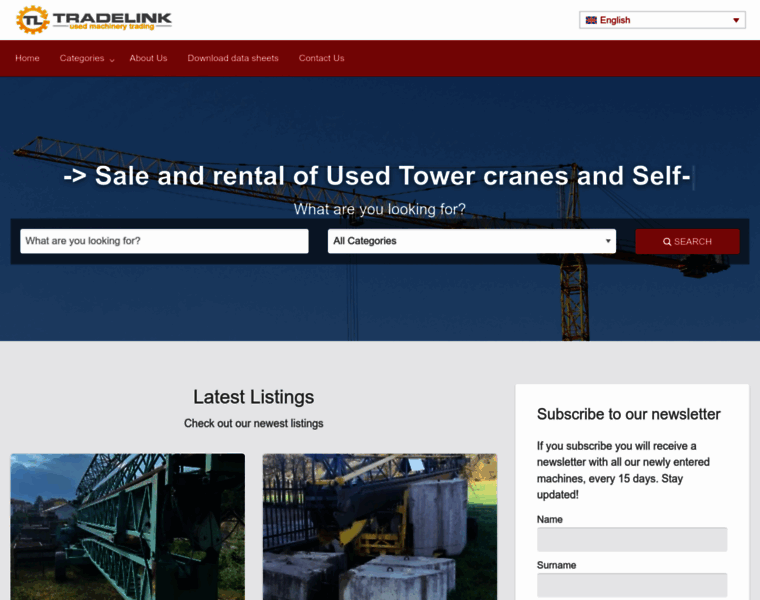 Tower-cranes.net thumbnail