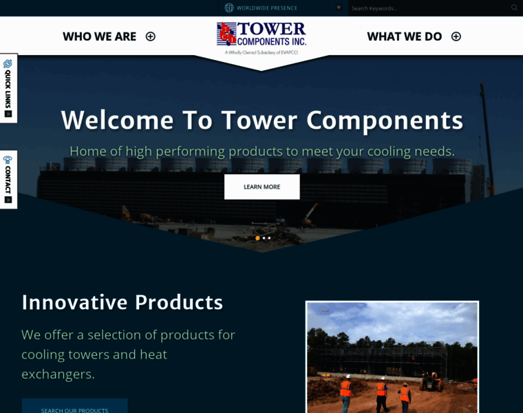 Towercomponentsinc.com thumbnail