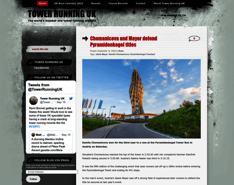 Towerrunninguk.com thumbnail