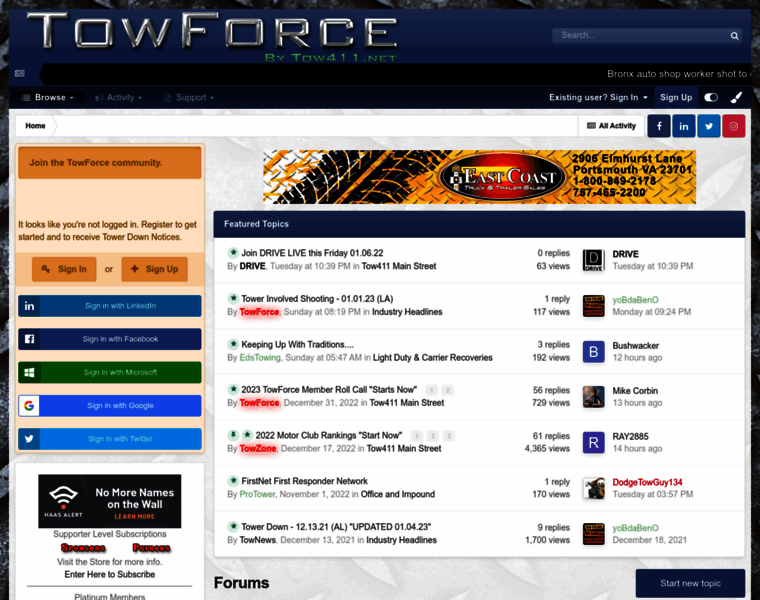 Towforce.net thumbnail
