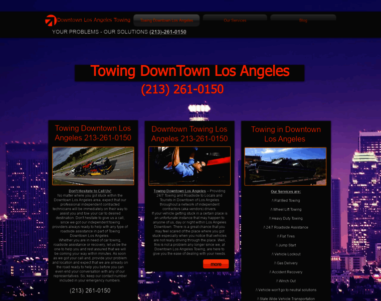 Towingdowntownla.com thumbnail