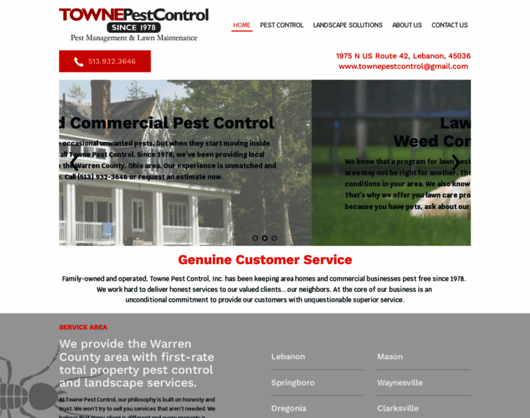 Townepestcontrol.com thumbnail
