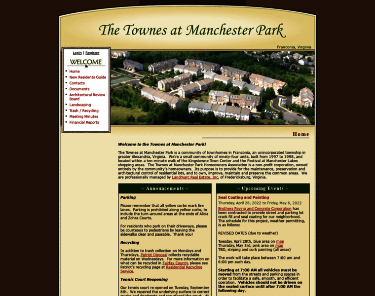 Townesatmanchesterpark.org thumbnail