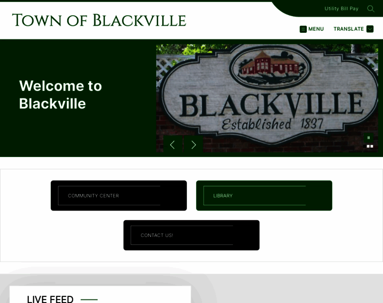 Townofblackville.com thumbnail